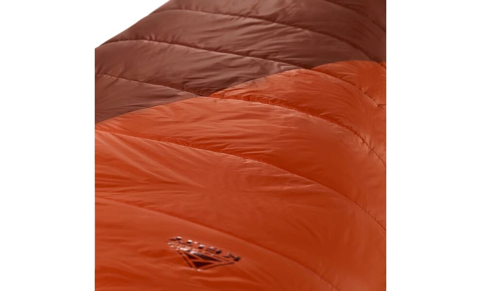 Зимовий туристичний спальник Kelty Cosmic Synthetic 0 Regular до -18°C: з капюшоном, Максимальний зріст користувача: 183, Колір: Cherry Mahogany/Cinnamon Stick, Сторона застібки: права, зображення 8