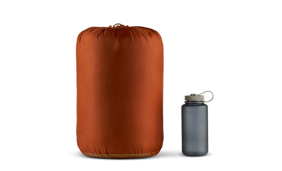 Зимовий туристичний спальник Kelty Mistral 0 Regular до -18°C: з капюшоном, Максимальний зріст користувача: 183, Колір: Gingerbread/Pageant Blue, Сторона застібки: права, зображення 11