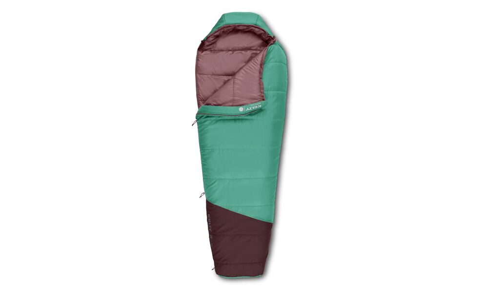 Дитячий туристичний спальник Kelty Mistral 20 Kids (Malachite) до -1°C, Максимальний зріст користувача: 152, Колір: Malachite, Сторона застібки: права, зображення 3