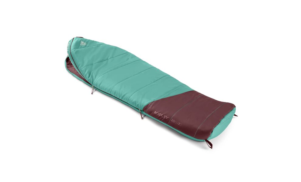 Дитячий туристичний спальник Kelty Mistral 20 Kids (Malachite) до -1°C, Максимальний зріст користувача: 152, Колір: Malachite, Сторона застібки: права, зображення 4