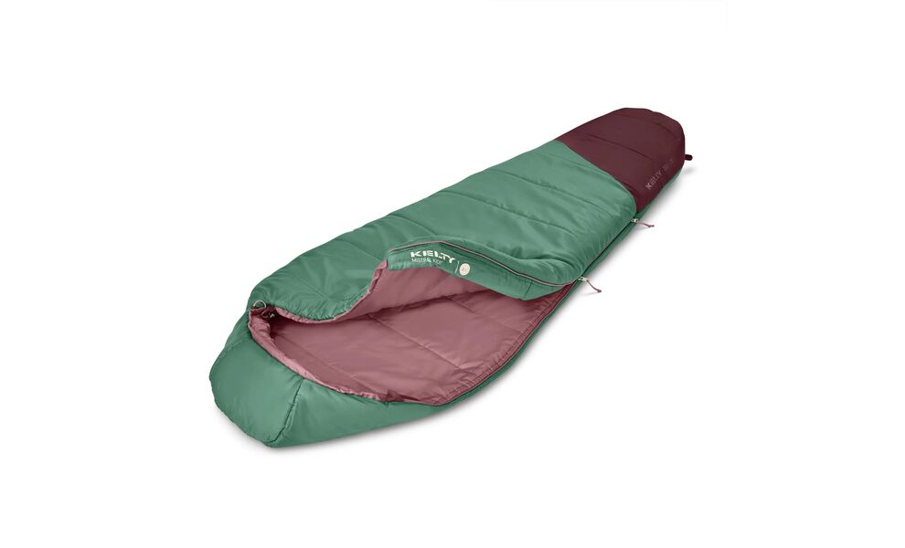Дитячий туристичний спальник Kelty Mistral 20 Kids (Malachite) до -1°C, Максимальний зріст користувача: 152, Колір: Malachite, Сторона застібки: права, зображення 5