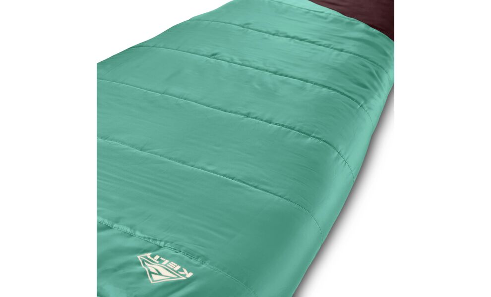 Дитячий туристичний спальник Kelty Mistral 20 Kids (Malachite) до -1°C, Максимальний зріст користувача: 152, Колір: Malachite, Сторона застібки: права, зображення 8