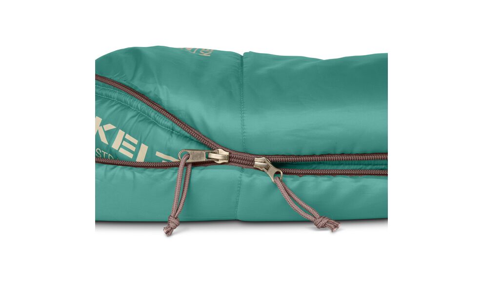 Дитячий туристичний спальник Kelty Mistral 20 Kids (Malachite) до -1°C, Максимальний зріст користувача: 152, Колір: Malachite, Сторона застібки: права, зображення 10