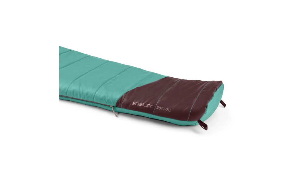 Дитячий туристичний спальник Kelty Mistral 20 Kids (Malachite) до -1°C, Максимальний зріст користувача: 152, Колір: Malachite, Сторона застібки: права, зображення 11