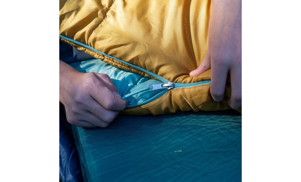 Дитячий туристичний спальник Kelty Mistral 20 Kids (Woodthrush) до -1°C, Максимальний зріст користувача: 152, Колір: Woodthrush, Сторона застібки: права, зображення 12