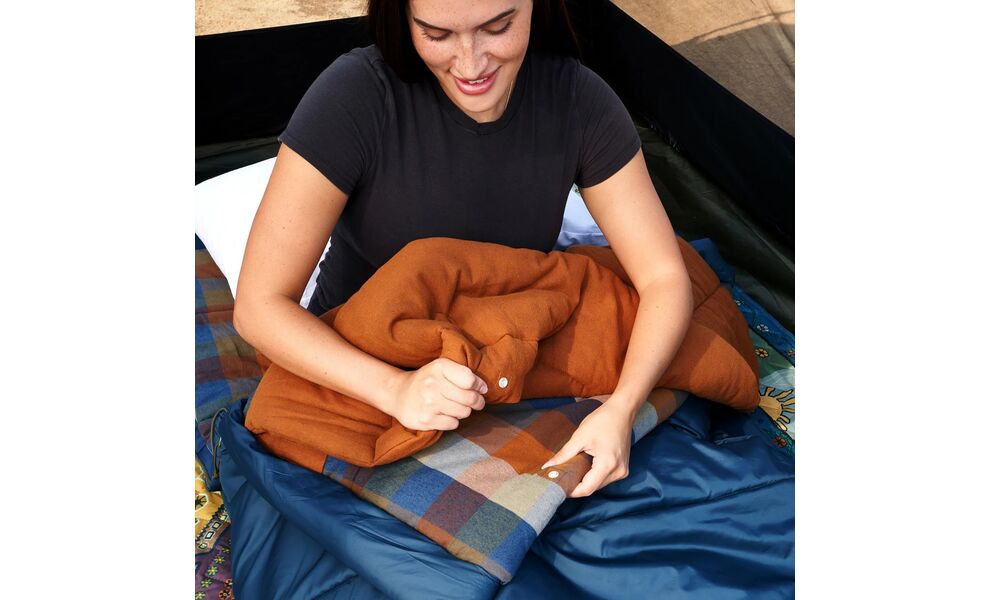 Демісезонний кемпінговий спальник-ковдра Kelty Wayback 20 до -7°C, зображення 12