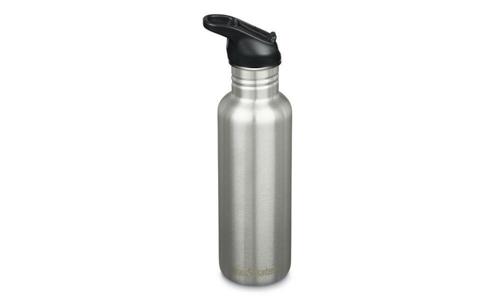 Спортивна пляшка для води з трубочкою Klean Kanteen Classic - Flip Sport (Brushed Stainless) на 800 мл, нержавіюча сталь, Об'єм: 800, Колір виробника: Brushed Stainless, зображення 2
