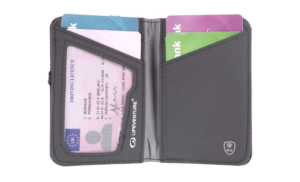 Гаманець на резинці з захистом для карток Lifeventure Recycled RFID Card Wallet (Navy), Колір виробника: Navy, зображення 4