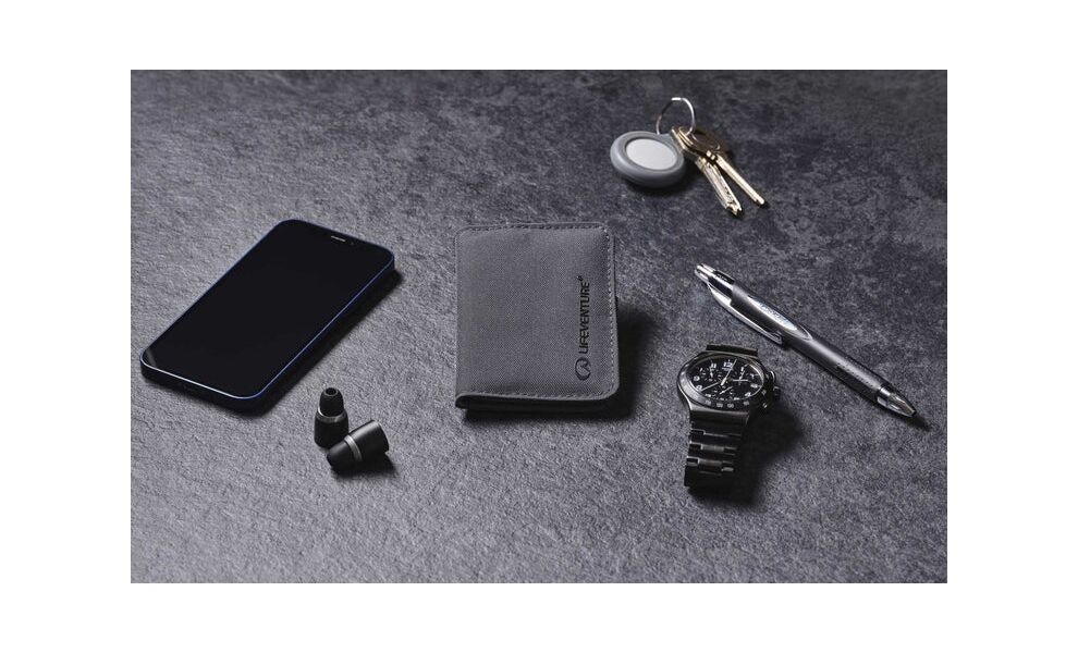 Гаманець на резинці з захистом для карток Lifeventure Recycled RFID Card Wallet (Navy), Колір виробника: Navy, зображення 5