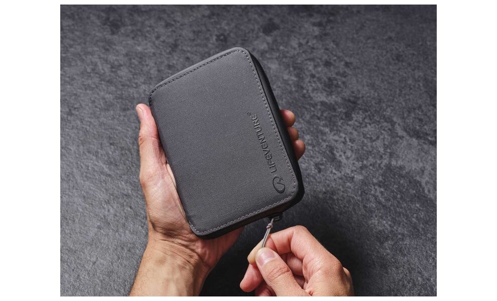 Туристичний гаманець з захистом для карток Lifeventure Recycled RFID Mini Travel Wallet (Navy), Колір виробника: Navy, зображення 6