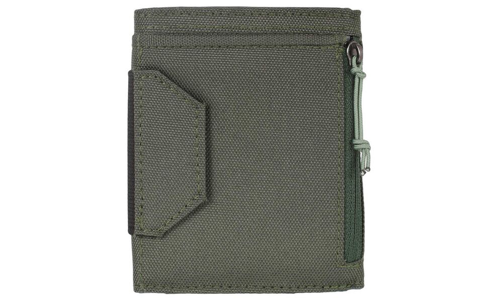 Гаманець на липучці з захистом для карток Lifeventure Recycled RFID Wallet (Olive), Колір виробника: Olive, зображення 2
