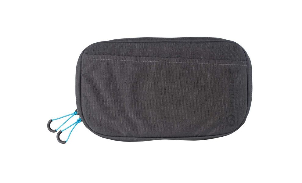 Туристичний гаманець на пояс з захистом для карток Lifeventure Travel Belt Pouch RFID (Grey/Blue), Колір виробника: Grey/Blue, зображення 3