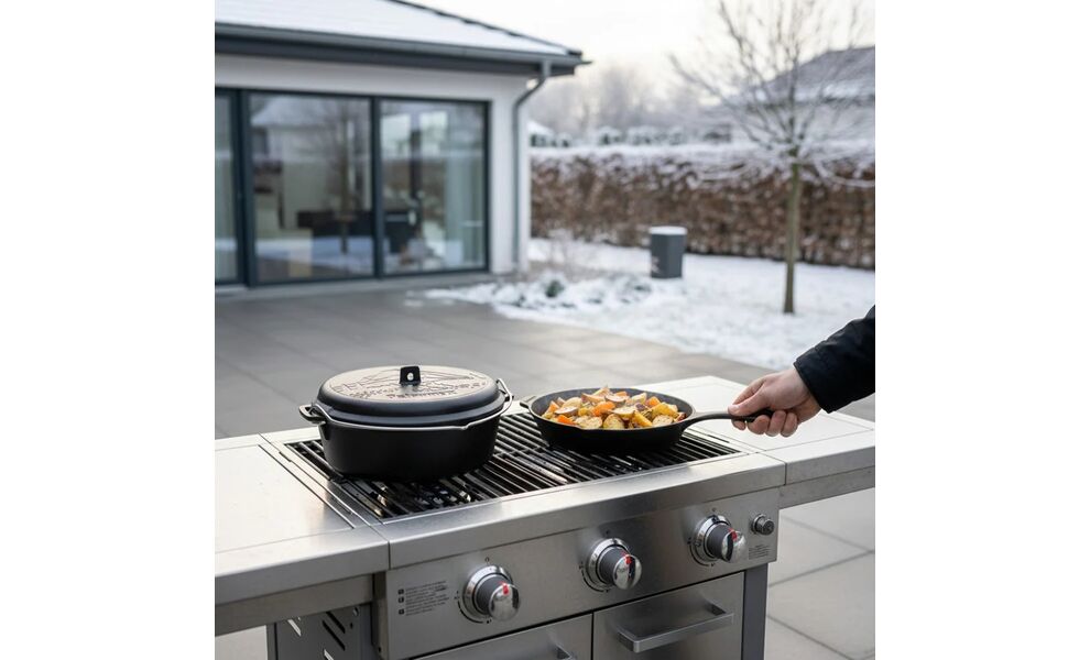 Чавунний казан-жаровня Petromax Dutch Oven Essential на 5,5 л, Об'єм: 5,5, зображення 4