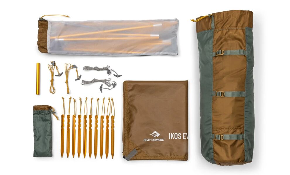 2-місний намет Sea to Summit Ikos Evo TR2: двошаровий, 3-сезонний, Кількість місць: 2, Колір: Laurel Wreath, зображення 4