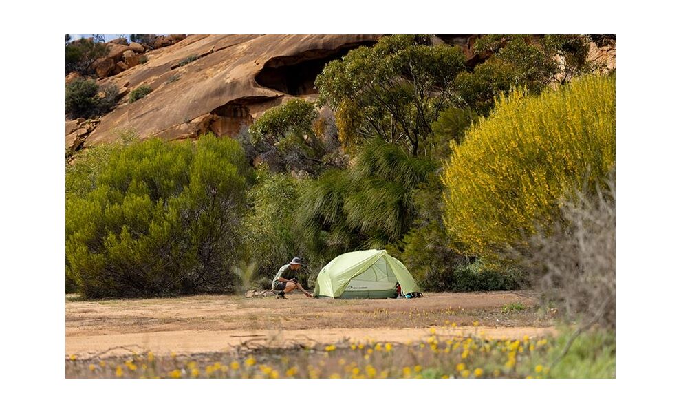 2-місний ультралегкий намет Sea to Summit Telos Evo TR2: двошаровий, 3-сезонний, Кількість місць: 2, Колір: Tarragon, зображення 19