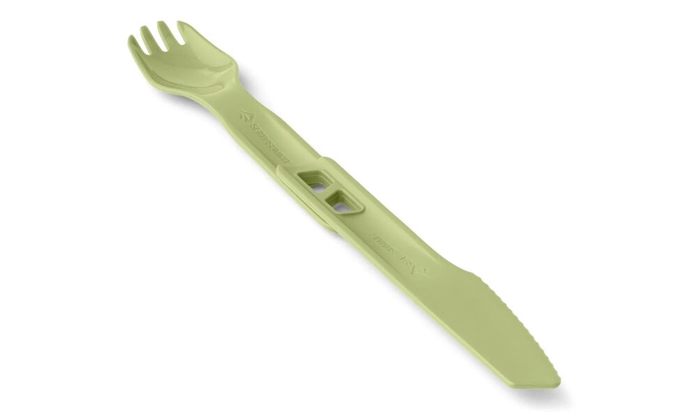 Туристичний набір пластикових столових приборів Sea to Summit Horizon - 2 предмети (Tarragon): ложка-виделка, ніж, Колір виробника: Tarragon, зображення 2