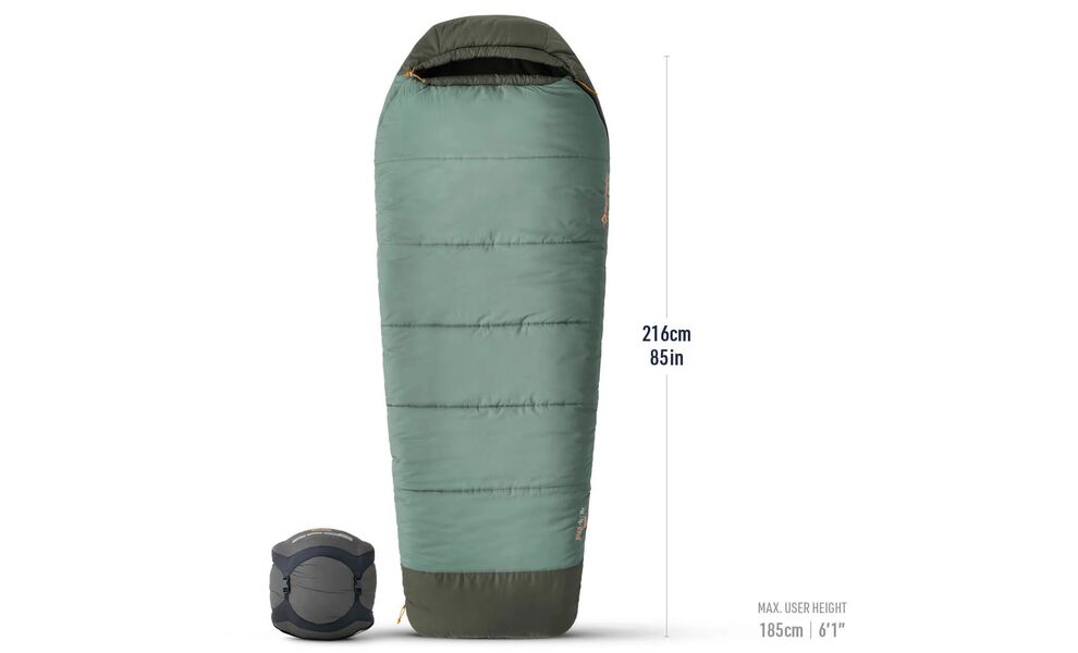 Демісезонний туристичний спальник Sea to Summit Boab -9C - Regular Wide до -9°C: з капюшоном, зображення 2