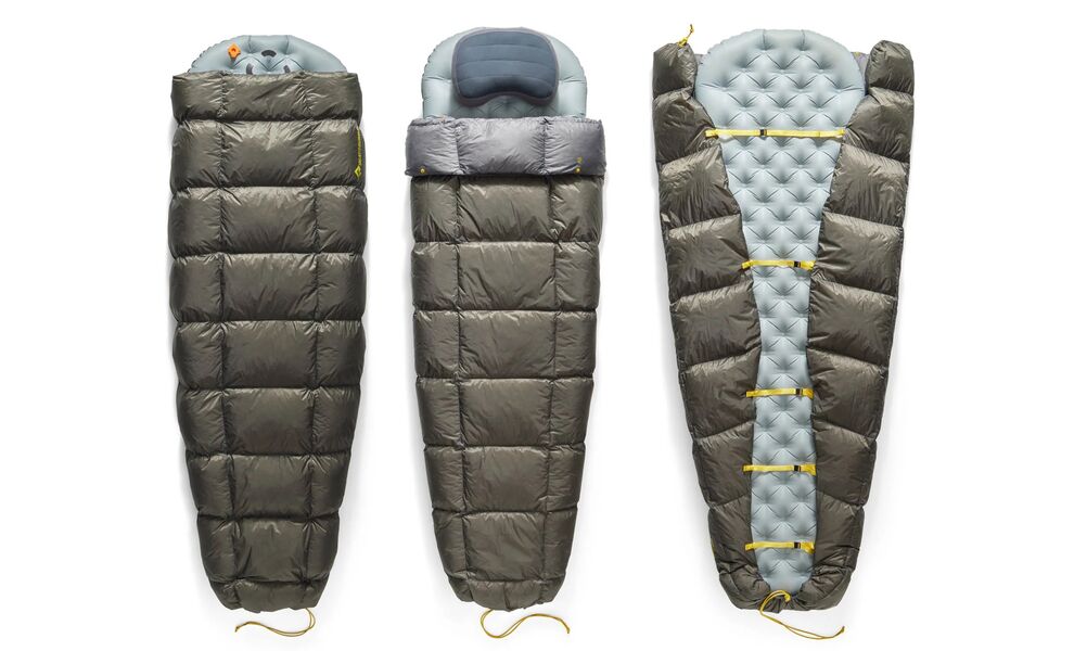 Літній пуховий спальник-квілт Sea to Summit Ember +7C - Regular до +7°C, Максимальний зріст користувача: 185, Колір: Beluga, Сторона застібки: без блискавки, зображення 3