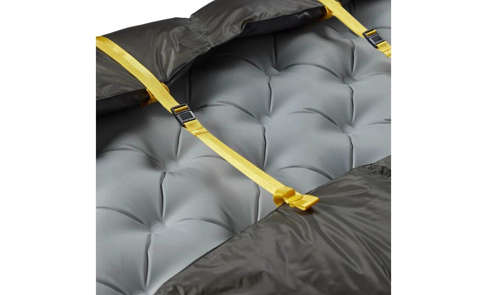 Літній пуховий спальник-квілт Sea to Summit Ember +7C - Long до +7°C, Максимальний зріст користувача: 198, Колір: Beluga, Сторона застібки: без блискавки, зображення 6