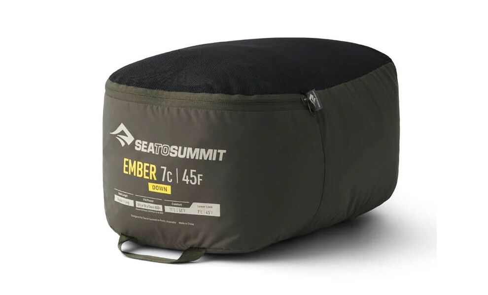 Літній пуховий спальник-квілт Sea to Summit Ember +7C - Regular до +7°C, Максимальний зріст користувача: 185, Колір: Beluga, Сторона застібки: без блискавки, зображення 6