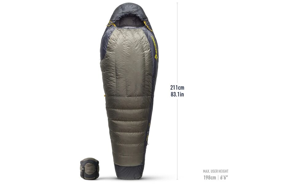 Демісезонний пуховий спальник Sea to Summit Spark Pro -1C - Long до -1°C: з капюшоном, зображення 2