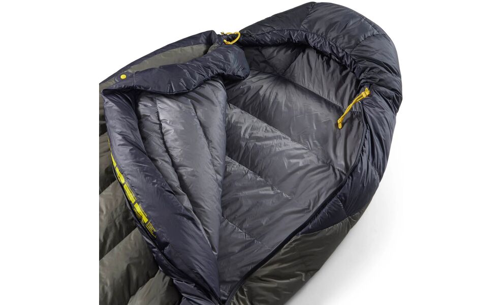 Демісезонний пуховий спальник Sea to Summit Spark Pro -9C - Long до -9°C: з капюшоном, Максимальний зріст користувача: 198, Колір: Beluga, Сторона застібки: ліва, зображення 12