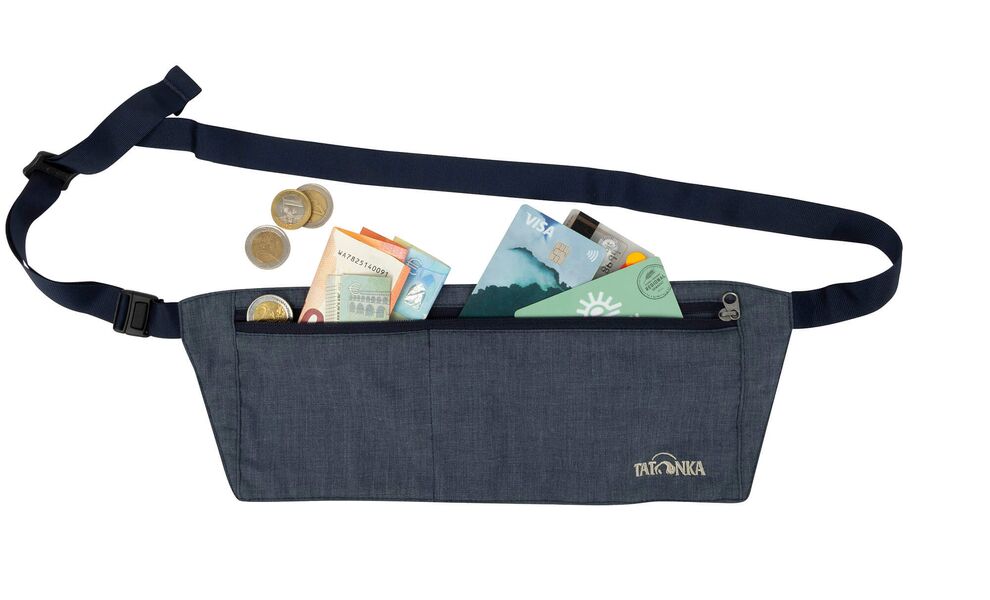 Туристичний натільний гаманець на пояс Tatonka Skin Moneybelt (Dark Blue), Колір виробника: Dark Blue, зображення 2
