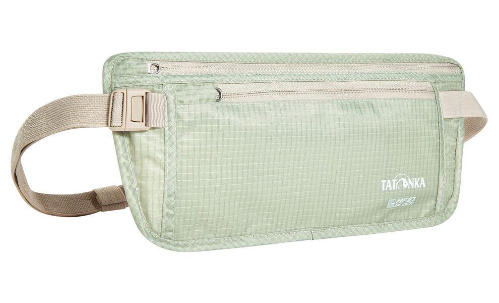 Туристичний натільний гаманець на пояс з захистом для карток Tatonka Skin Moneybelt Int RFID (Natural), Колір виробника: Natural, зображення 3