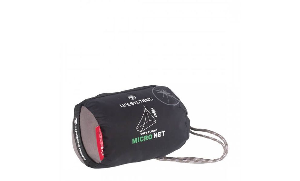 Москітна сітка Lifesystems Superlight MicroNet Mosquito Net - Single, 210x100x140 см, Колір: White, Розміри: 210x100x140, зображення 2