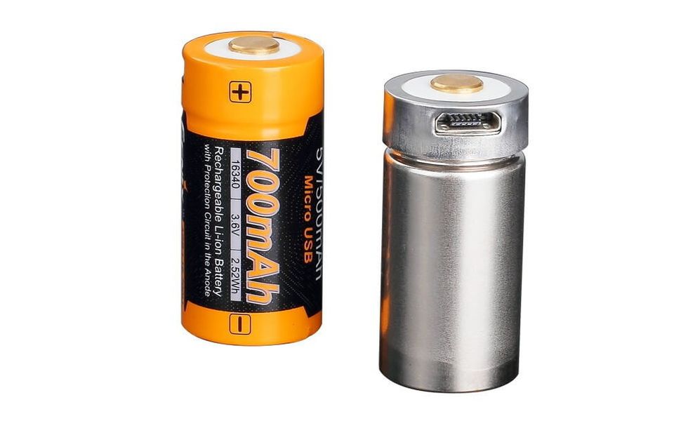 Акумулятор Fenix ARB-L16-700UP (16340) 700 mAh - Micro USB, зображення 3