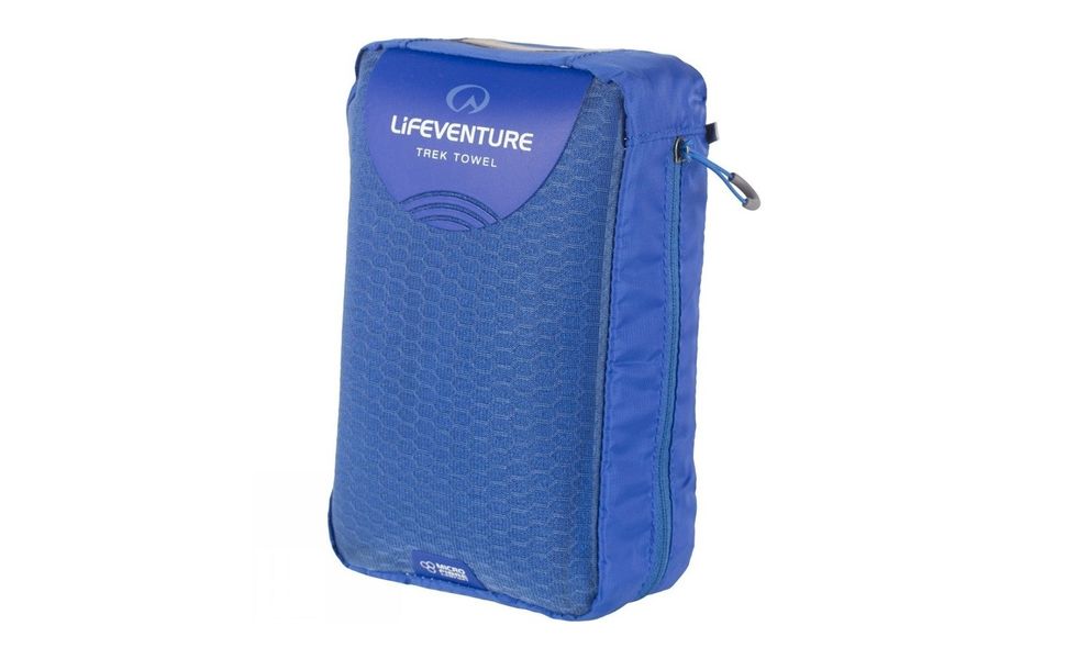 Швидкосохнучий рушник з мікрофібри з чохлом Lifeventure Micro Fibre Comfort - Large (Blue), 110x65 см, Тип розміру: Large, Колір: Blue, зображення 5