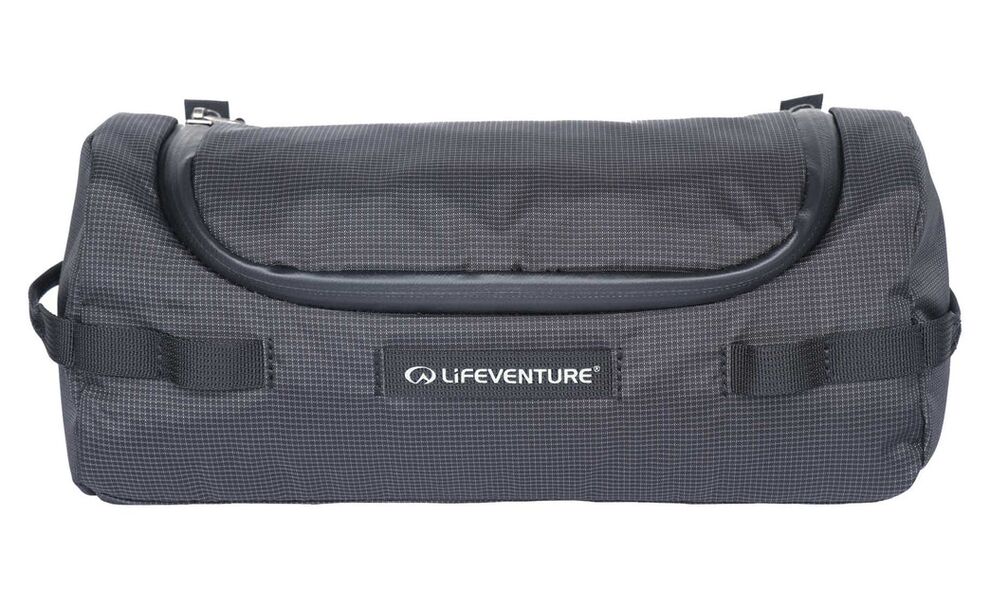 Дорожня косметичка з гачком для підвішування Lifeventure Barrel Wash Bag (Black), Колір: Black, зображення 2
