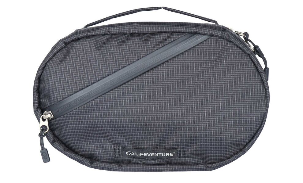 Дорожня косметичка з гачком для підвішування Lifeventure Folding Wash Bag (Black), Колір: Black, зображення 2