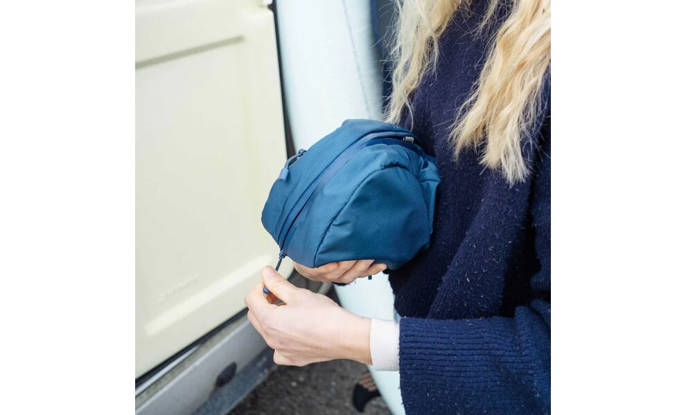 Дорожня косметичка з гачком для підвішування Lifeventure Folding Wash Bag (Blue), Колір: Blue, зображення 7