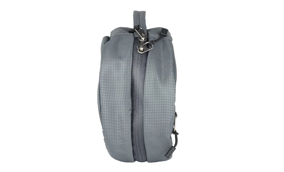 Дорожня косметичка з гачком для підвішування Lifeventure Folding Wash Bag (Grey), Колір: Grey, зображення 3