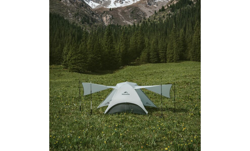 2-місний ультралегкий намет Naturehike CNK2450WS022 Star River UL (Brown): двошаровий, Кількість місць: 2, Колір: Brown, зображення 13