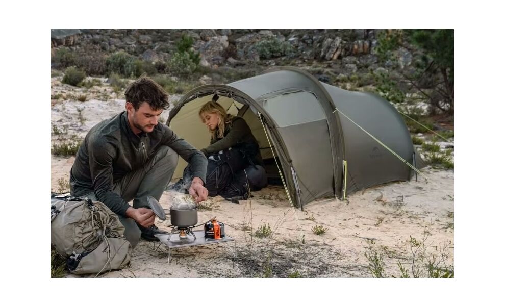 2-місний ультралегкий намет Naturehike CNK2450WS036 Opalus (Dark Green): двошаровий, з тамбуром, Кількість місць: 2, Колір: Dark Green, зображення 7