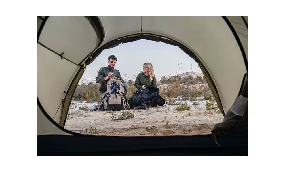 2-місний ультралегкий намет Naturehike CNK2450WS036 Opalus (Dark Green): двошаровий, з тамбуром, Кількість місць: 2, Колір: Dark Green, зображення 11