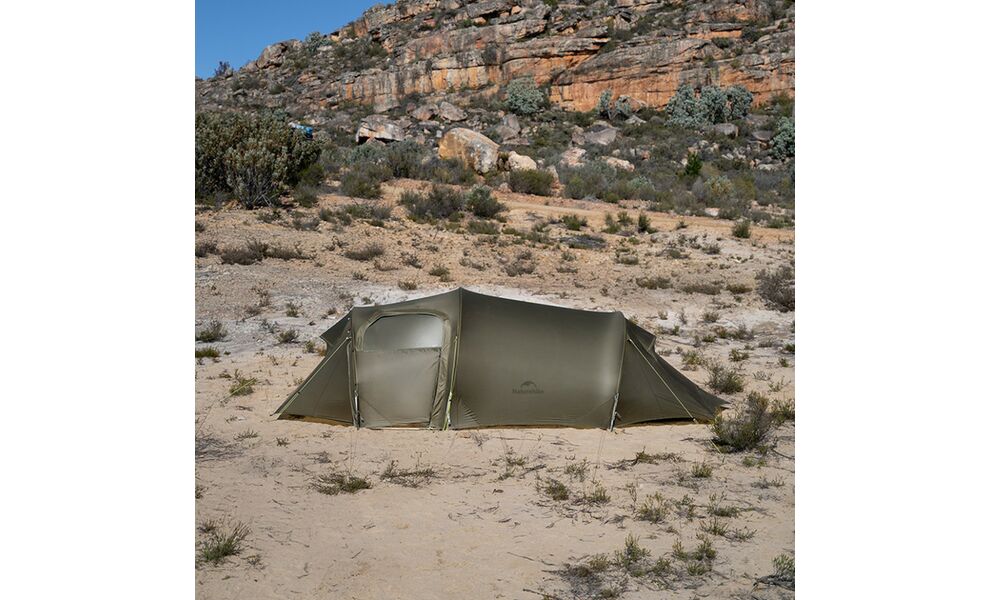 2-місний ультралегкий намет Naturehike CNK2450WS036 Opalus (Dark Green): двошаровий, з тамбуром, Кількість місць: 2, Колір: Dark Green, зображення 16
