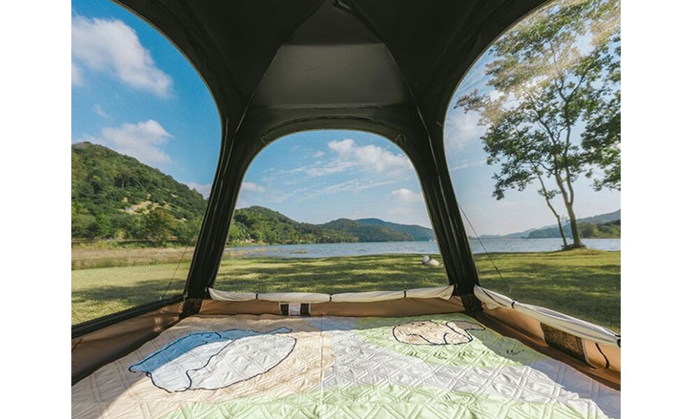 Автоматичний кемпінговий шатер Naturehike CNK2550WS010 Ango XL (Brown), Колір: Brown, зображення 4