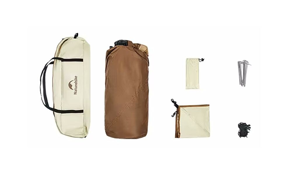 Автоматичний кемпінговий шатер Naturehike CNK2550WS010 Ango XL (Brown), Колір: Brown, зображення 8