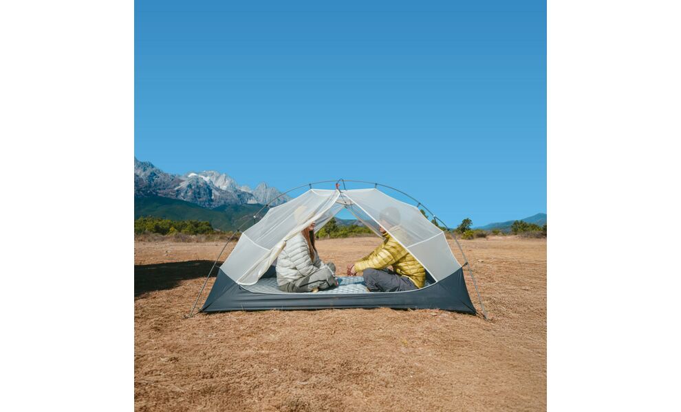 2-місний ультралегкий намет Naturehike CNK2550WS016 Mongar 2 (Brown): двошаровий, Кількість місць: 2, Колір: Brown, зображення 11