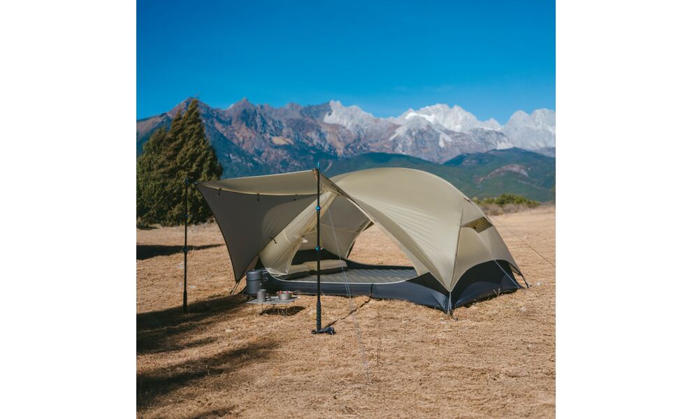 1-місний ультралегкий намет Naturehike CNK2550WS016 Mongar 1 (Grey): двошаровий, Кількість місць: 1, Колір: Grey, зображення 12