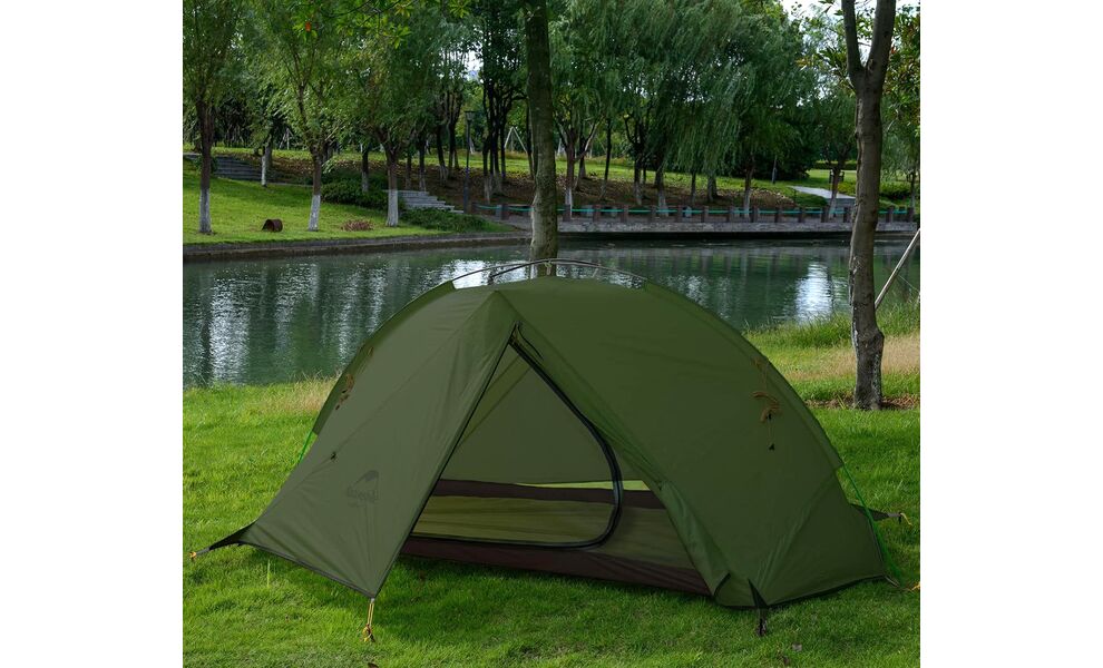 2-місний намет Naturehike NH17T180-J Tagar 2 (Dark Green): одношаровий, Кількість місць: 2, Колір: Dark Green, зображення 10