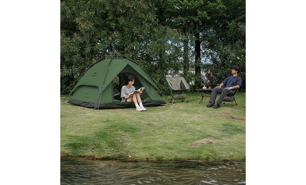 3-місний автоматичний намет Naturehike NH21ZP008 Pop Up 3 (Olive): двошаровий, Кількість місць: 3, Колір: Olive, зображення 9