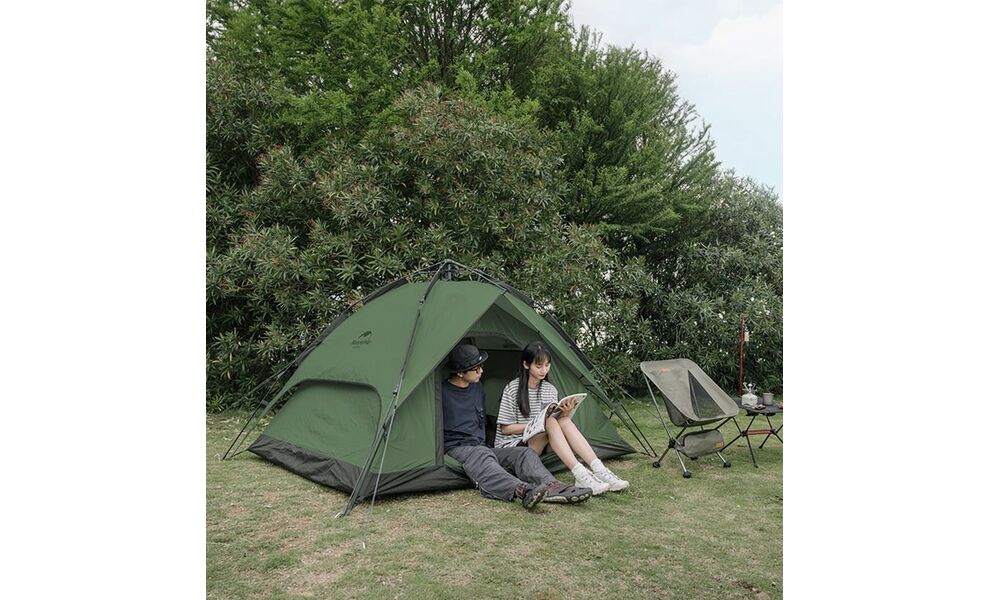 3-місний автоматичний намет Naturehike NH21ZP008 Pop Up 3 (Olive): двошаровий, Кількість місць: 3, Колір: Olive, зображення 10