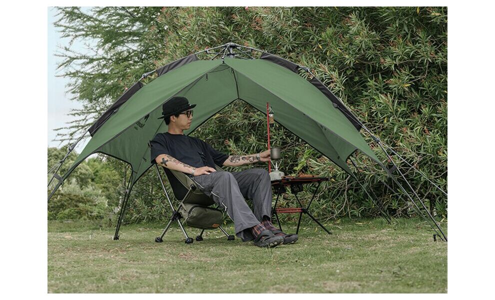 3-місний автоматичний намет Naturehike NH21ZP008 Pop Up 3 (Olive): двошаровий, Кількість місць: 3, Колір: Olive, зображення 11