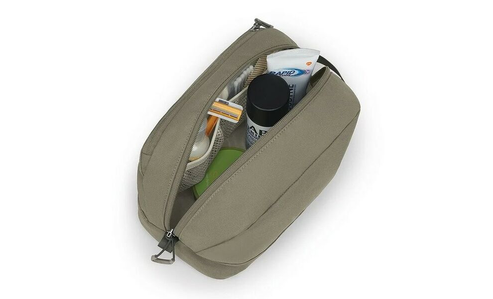 Дорожня косметичка Osprey Daylite Toiletry Kit (Tan Concrete), Об'єм: 4, Колір: Tan Concrete, зображення 3