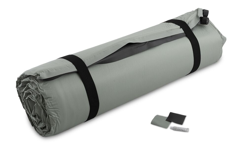 Двомісний самонадувний каремат Pinguin Nomad 50 Double (Grey), Товщина: 5, Тип розміру: Double, Колір виробника: Grey, зображення 3