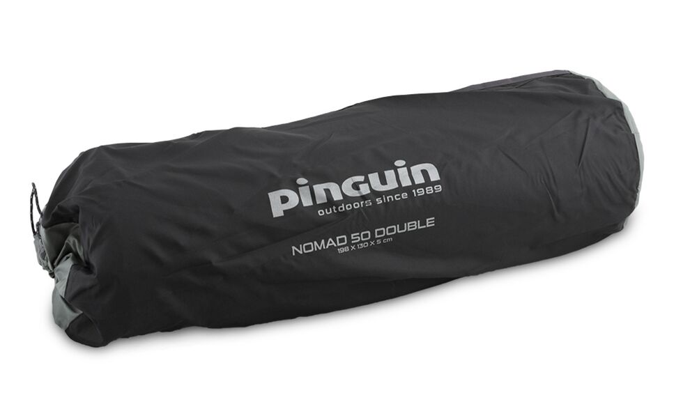 Двомісний самонадувний каремат Pinguin Nomad 50 Double (Grey), Товщина: 5, Тип розміру: Double, Колір виробника: Grey, зображення 4